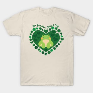 No gender, only frog [moss] T-Shirt